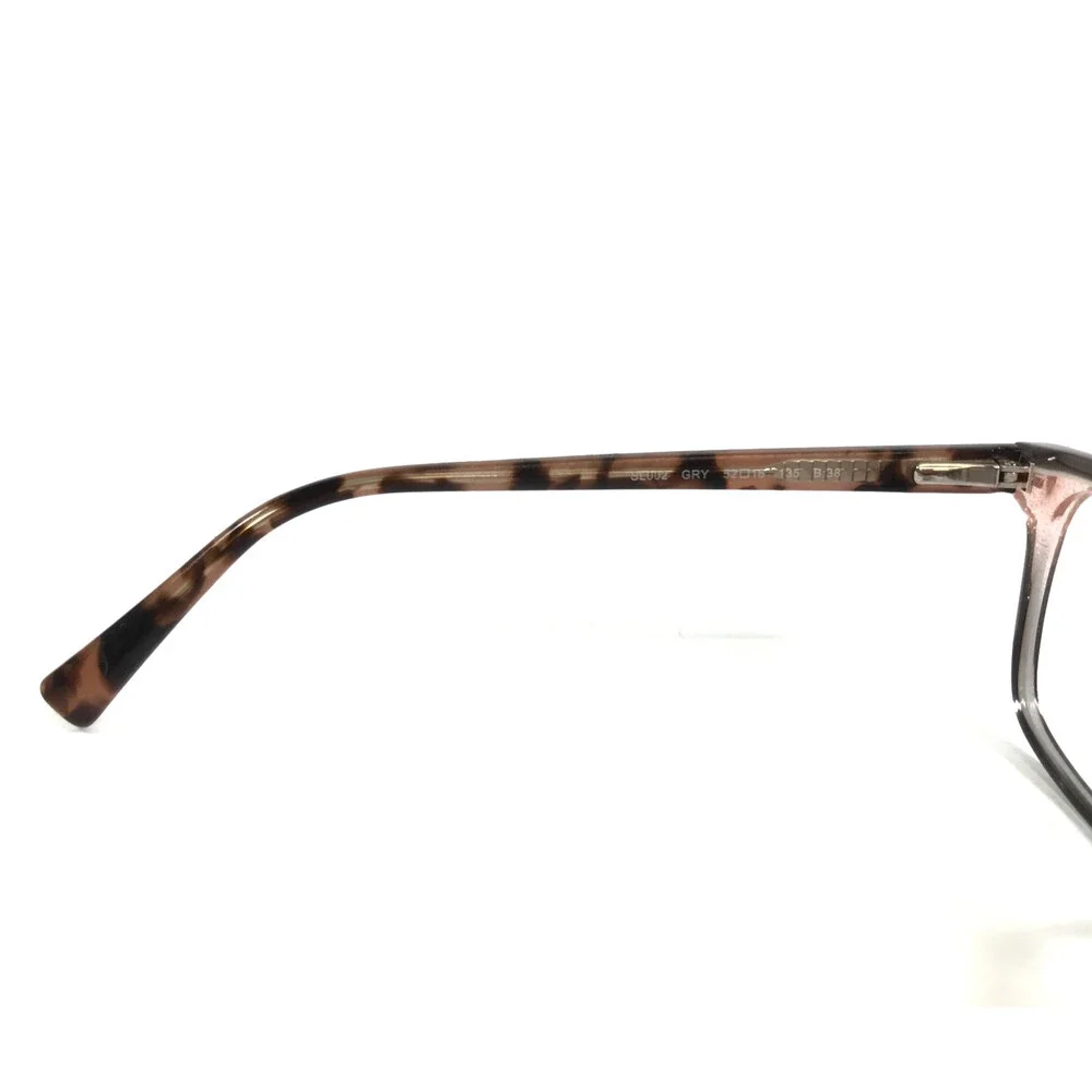 Slay Eyeglasses Frames SL002 GRY Gray Tortoise Cat Eye Full Rim 52-16-135